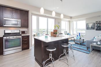 Kitchen with counter